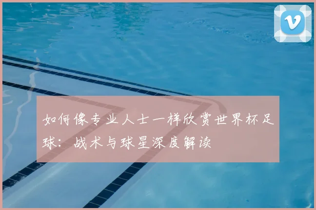 如何像专业人士一样欣赏世界杯足球：战术与球星深度解读