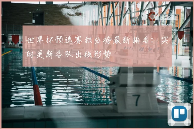 世界杯预选赛积分榜最新排名：实时更新各队出线形势